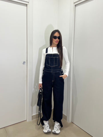 Salopette Jeans Scuro